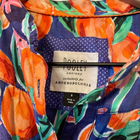 Anthropologie Pooley Blouse (Oranges) – Size M - Picture 4 of 8